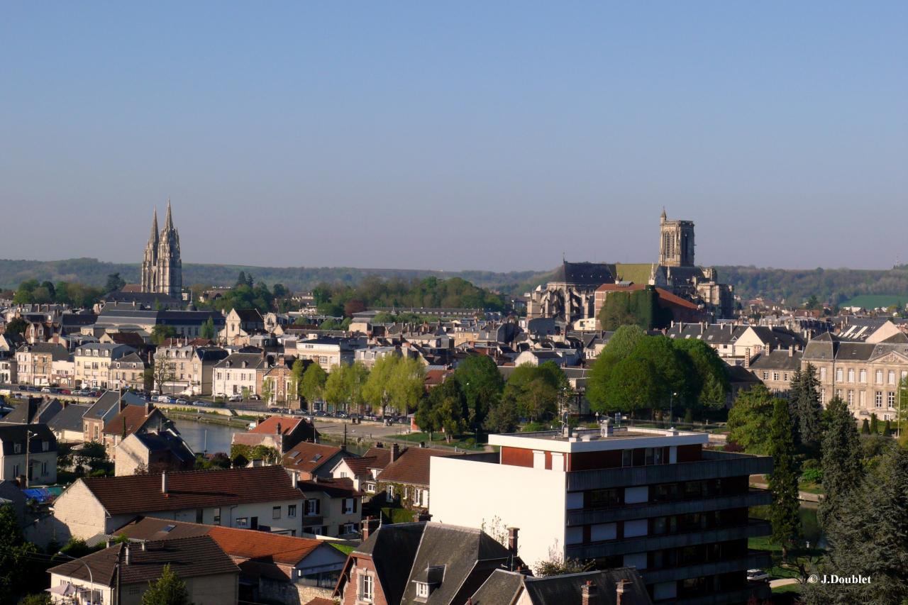 Soissons vue de la Tour St-Waast
