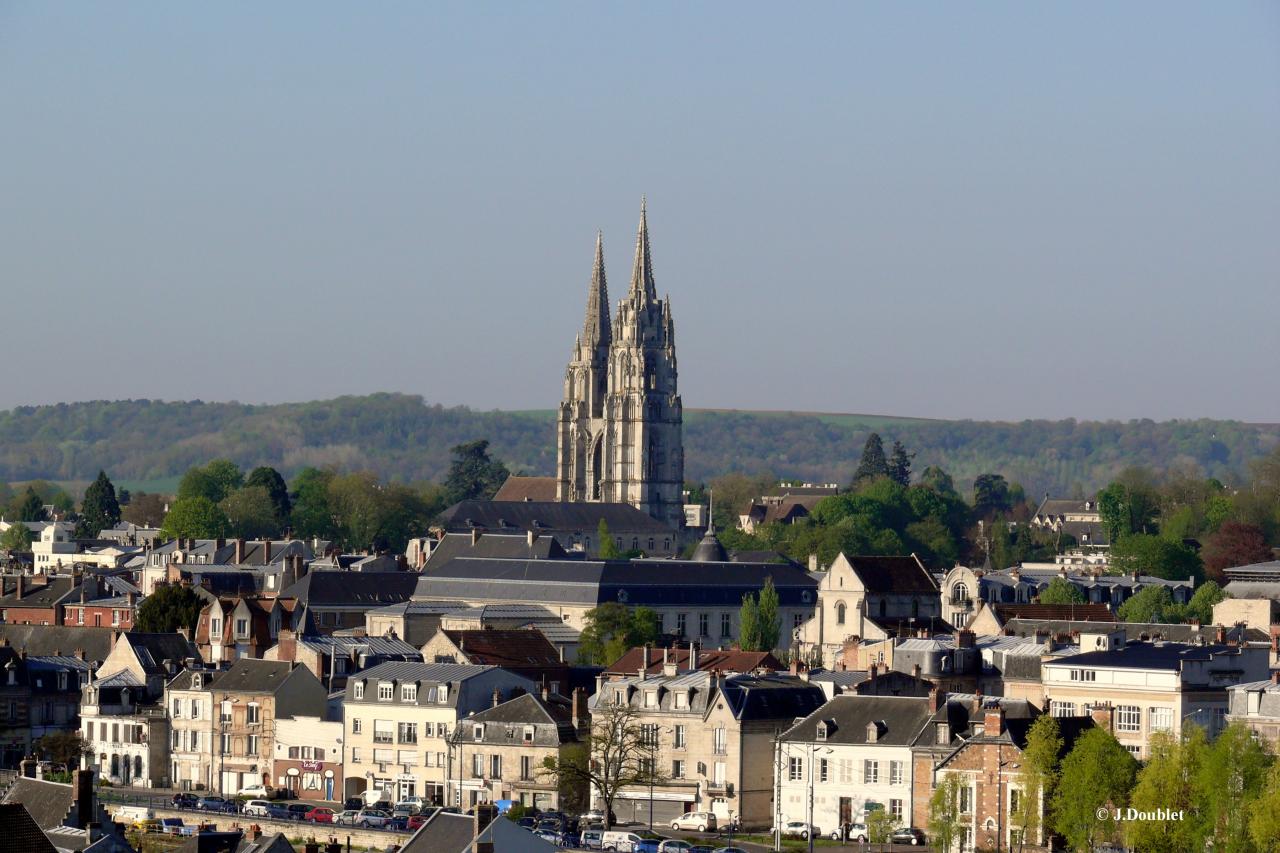 Soissons vue de la Tour St-Waast