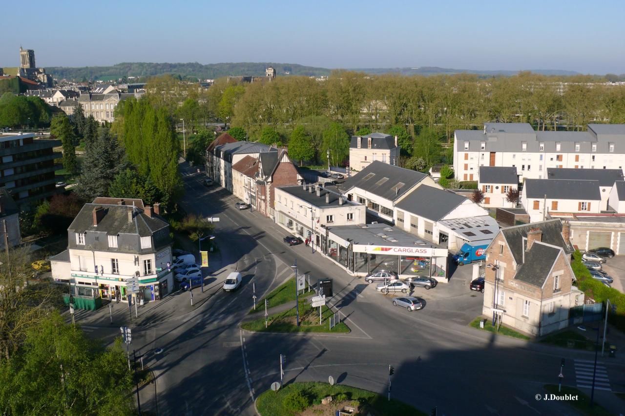 Soissons vue de la Tour St-Waast