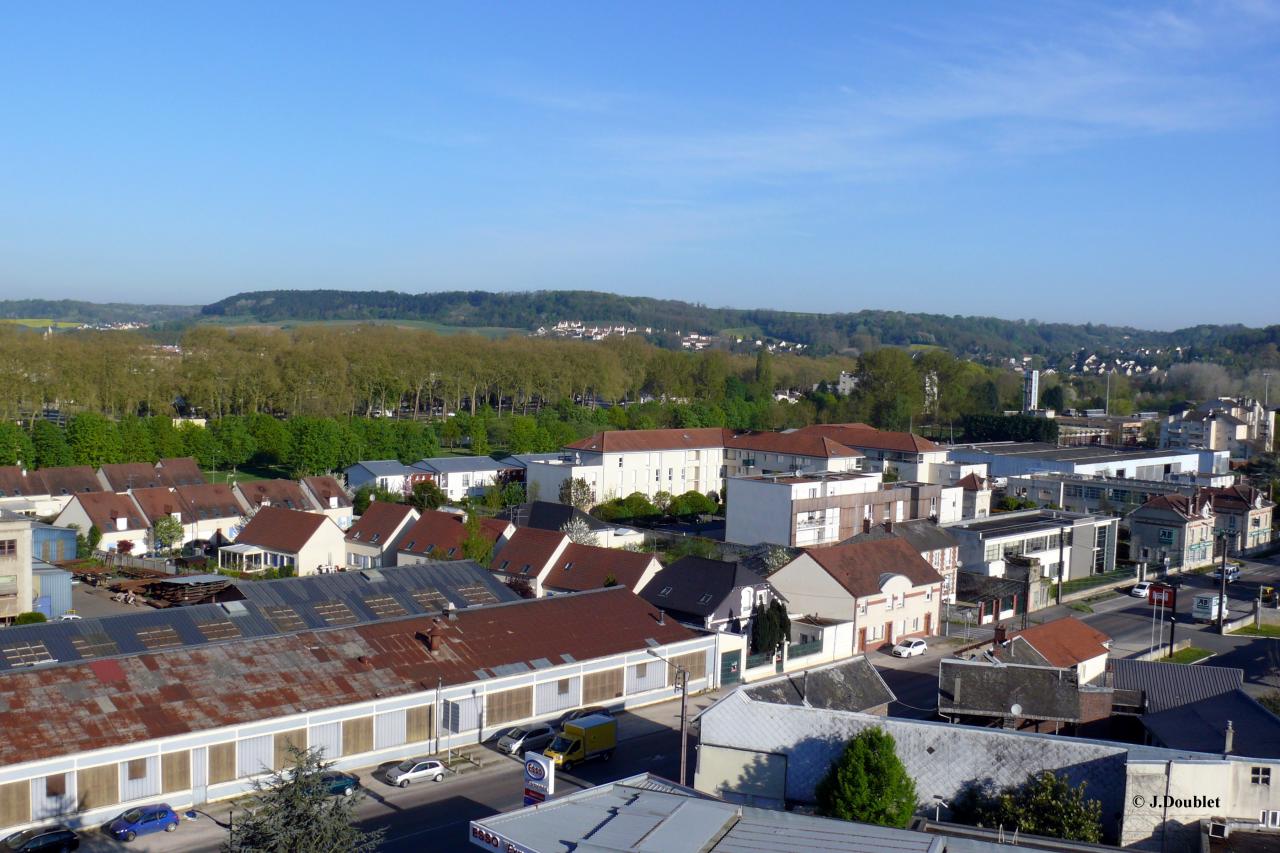 Soissons vue de la Tour St-Waast