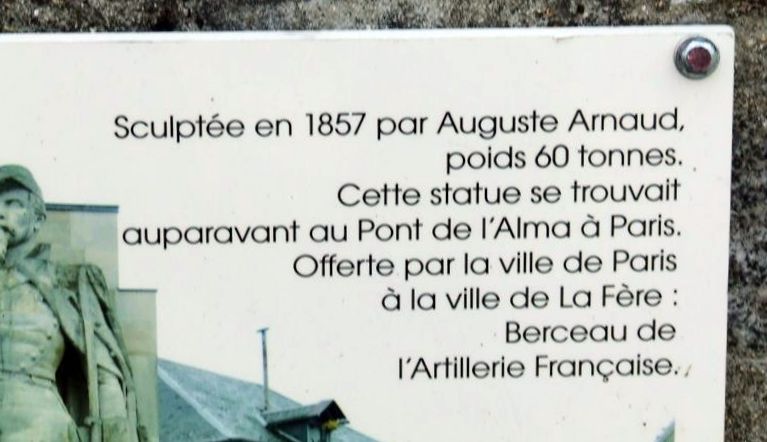 Statue de l'Artilleur depuis 1974.1